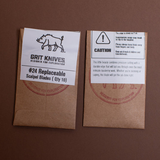 #24 Replaceable Scalpel Blades ( Qty 10)