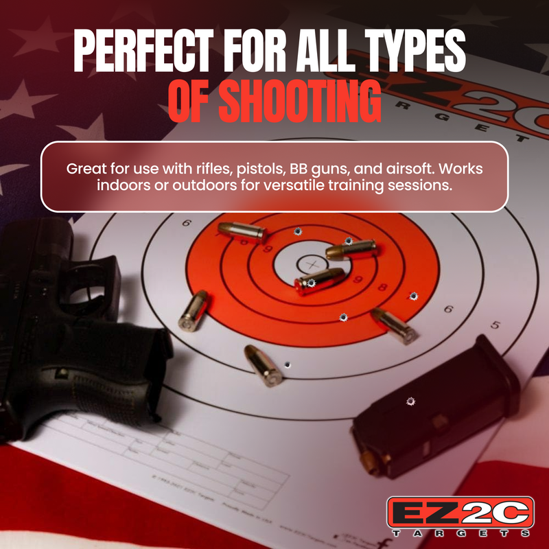 Load image into Gallery viewer, EZ2C Targets #12: Paper Shooting Targets for B16 11"x17" USA MADE

