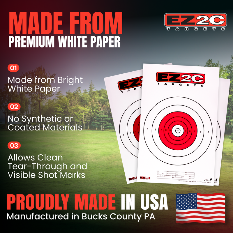 Load image into Gallery viewer, 125 EZ2C Targets Instructors Favorites 5 Styles Paper Targets Bundle 11"x17" USA Made
