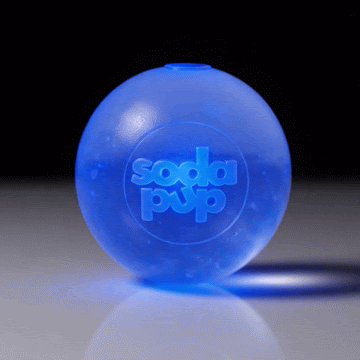 Load image into Gallery viewer, Strobe Ball Light-Up Dog Toy - Durable Floating Chew Ball | Made in USA
