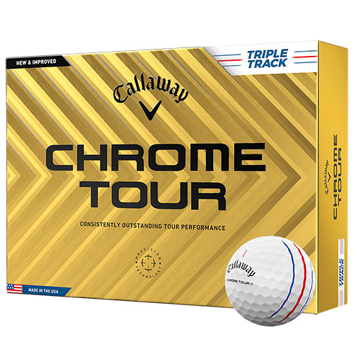 Load image into Gallery viewer, Callaway Chrome Tour 24 Triple Track Golf Ball
