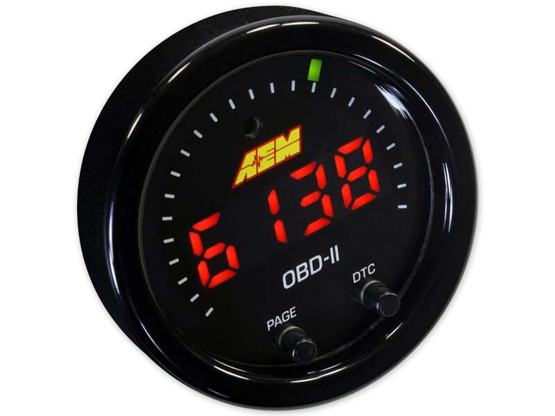 Load image into Gallery viewer, AEM Electronics X-Series OBDII Digital Datastream Gauge Black Bezel &amp; Black Face plate
