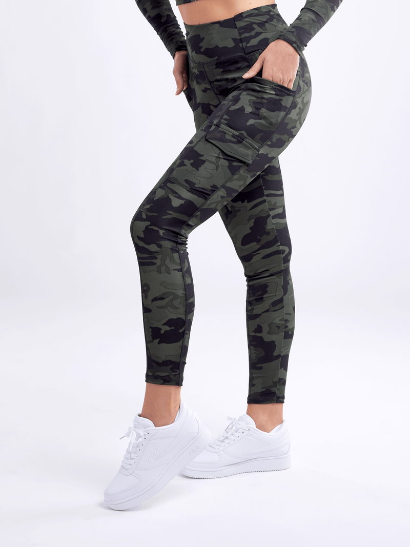Load image into Gallery viewer, JupiterGear High-Waisted Leggings with Side Cargo Pockets
