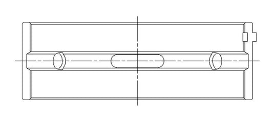 ACL BMW S65B40 4.0L V8 .025mm Oversized Main Bearings 5M1581H-.025