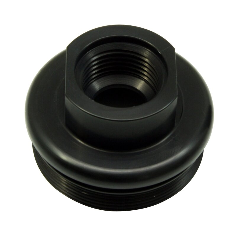 Load image into Gallery viewer, AEM Electronics Black Universal High Flow -10 AN Inline Fuel Filter
