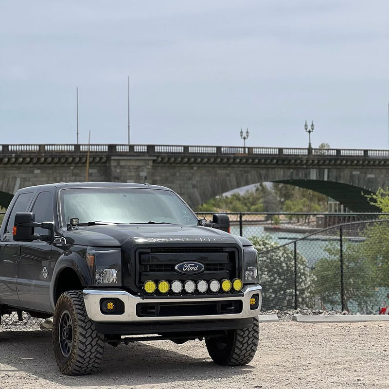 Load image into Gallery viewer, 2011+ F250 / F350 Superduty 8 Light Bumper Mount Kit
