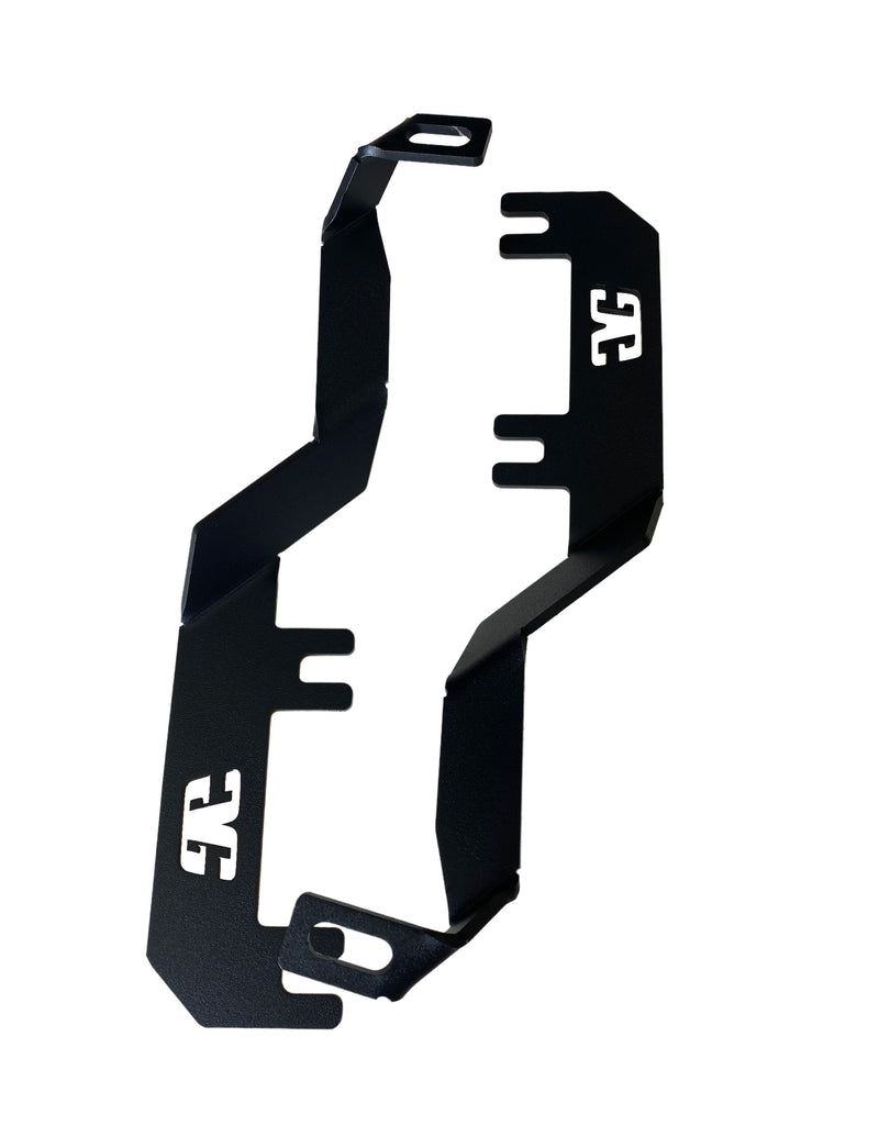 Load image into Gallery viewer, 2017+ F250/F350 100% Bolt On Hood Mounted Pillar Brackets
