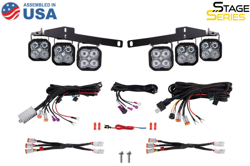 Load image into Gallery viewer, Diode Dynamics 17-20 Ford Raptor SS3 LED Fog Light Kit - White Sport
