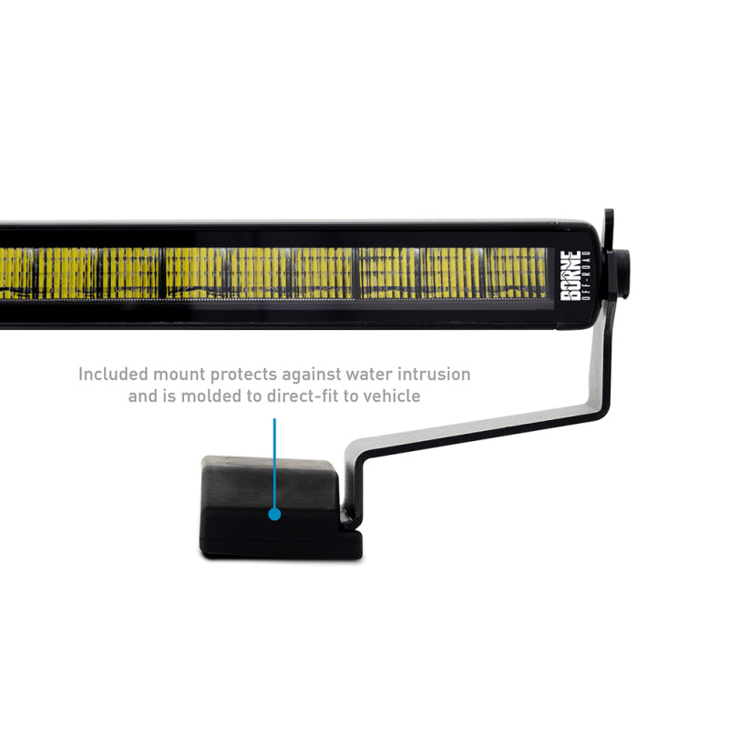 Load image into Gallery viewer, Borne Off-Road 21+ Direct Fit Bronco Light Bar 50in Upfit
