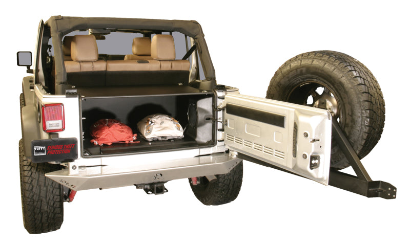 Load image into Gallery viewer, Tuffy Jk Unlimited Tailgate Enclosure- Black For 2011+
