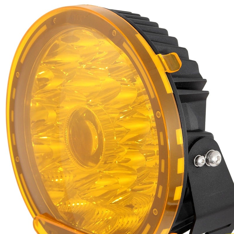 Load image into Gallery viewer, (2pcs/set) 9 Inch Round LED Driving Light Amber Cover Light Shield Cover
