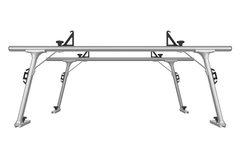 Load image into Gallery viewer, Thule TracRac SR Sliding Overhead Truck Rack - Compact (RACK ONLY/Req. SR Base Rails) - Silver
