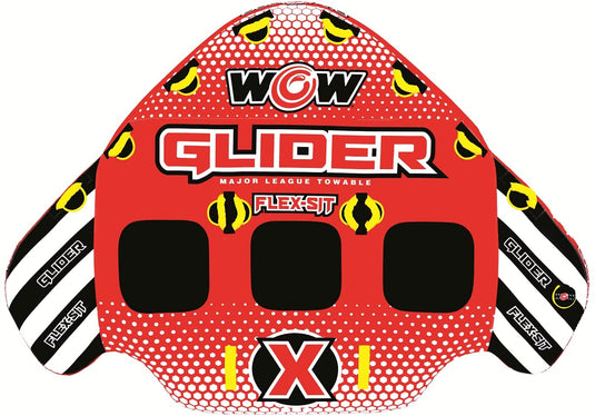 WOW Watersports Glider 3 Person 3P Towable with Flex Seating