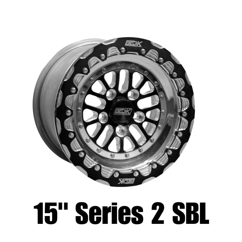 Load image into Gallery viewer, Belak 15x11 GTR Rear Wheel (OEM Small Brake Kit Req) / 5x114.3 BP / Series 2 Wheel- Single Beadlock
