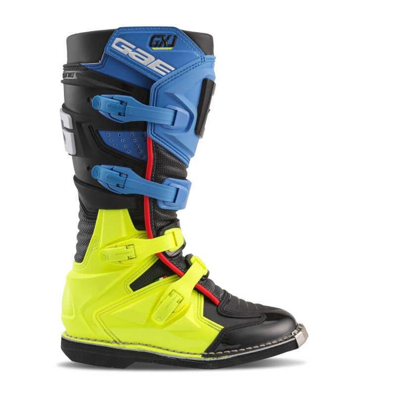 Load image into Gallery viewer, Gaerne GXJ Boot Black/Blue/Fluorescent Yellow Size - Youth 5

