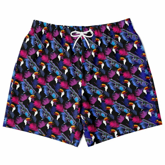 Rad Palm Toucan Attack Fashion Shorts