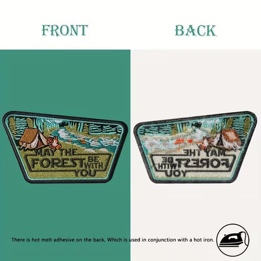 May The Forest Be With You Patch - Iron On