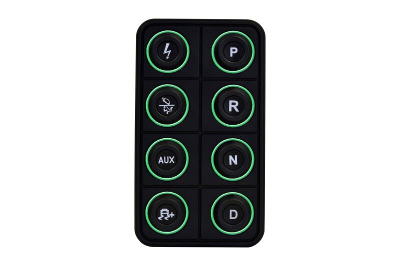 Load image into Gallery viewer, AEM EV 8 Button Keypad CAN Based Programmable Backlighting 30-8400
