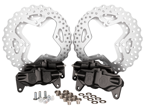 Performance Machine UTV Caliper/Rotor Kit - Black Ano