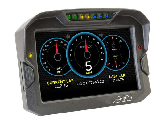 AEM CD-7 Non Logging Race Dash Carbon Fiber Digital Display (CAN Input Only) 30-5700