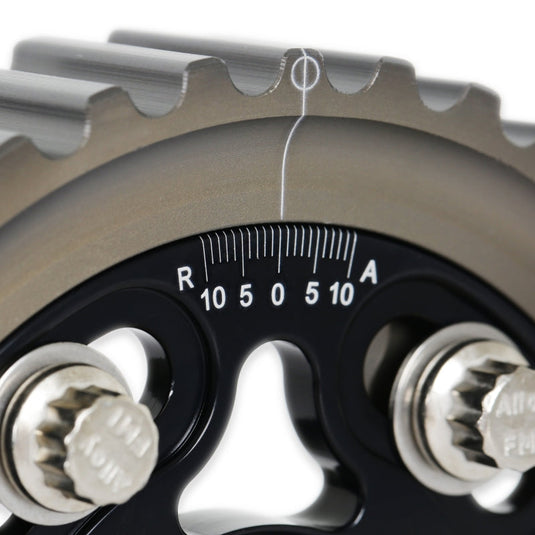 AEM Electronics Tru-Time Cam Gear Black 5-Bolt Honda D15B7 D16A6 & D16Z6