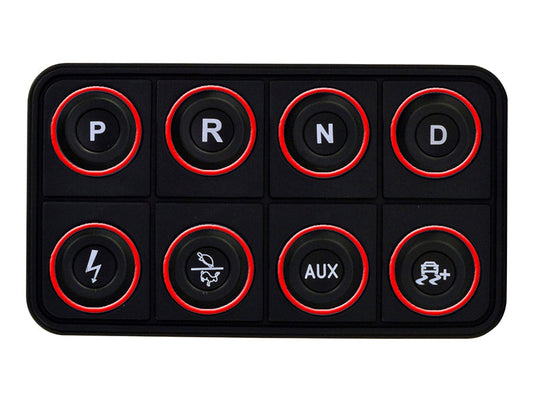 AEM EV 8 Button Keypad CAN Based Programmable Backlighting 30-8400