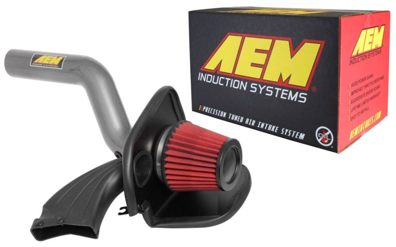 Load image into Gallery viewer, AEM Induction AEM 16-18 Ford Focus RS L4-2.3L F/I Gunmetal Gray Cold Air Intake 21-852C
