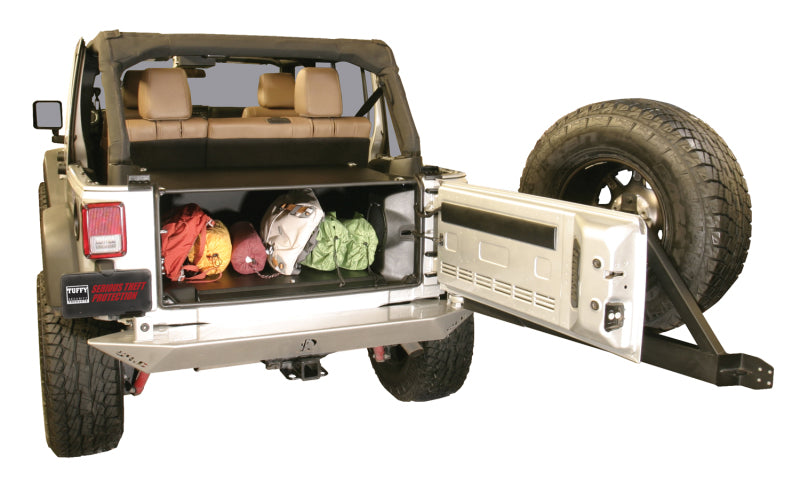 Load image into Gallery viewer, Tuffy Jk Unlimited Tailgate Enclosure- Black For 2011+
