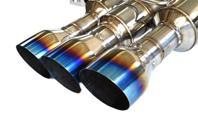 Load image into Gallery viewer, Invidia 22+ HONDA CIVIC TYPE-R FL5 R400 SINGLE LAYER TI TIP FULL CAT-BACK (NON POLISH PIPE)
