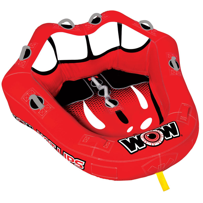 Load image into Gallery viewer, WOW Sports Hot Lips 2 Person Towable Water Tube For Pool and Lake
