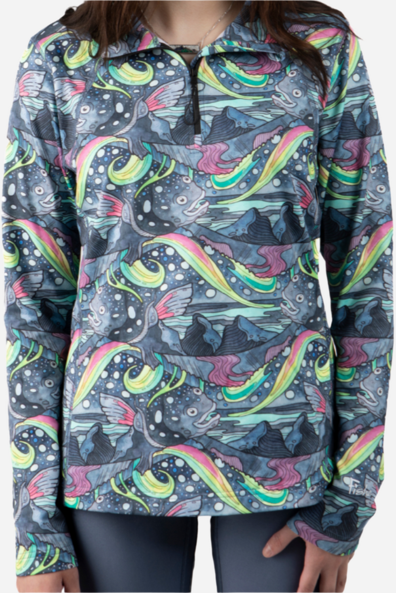 Load image into Gallery viewer, HaliBorealis Thermal 1/4 Zip Top
