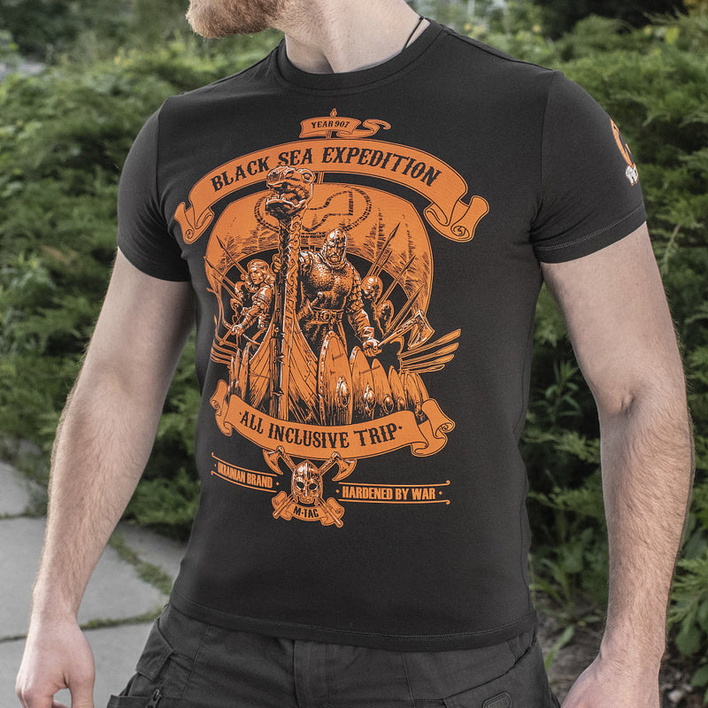 Load image into Gallery viewer, M-Tac T-shirt Black Sea Expedition
