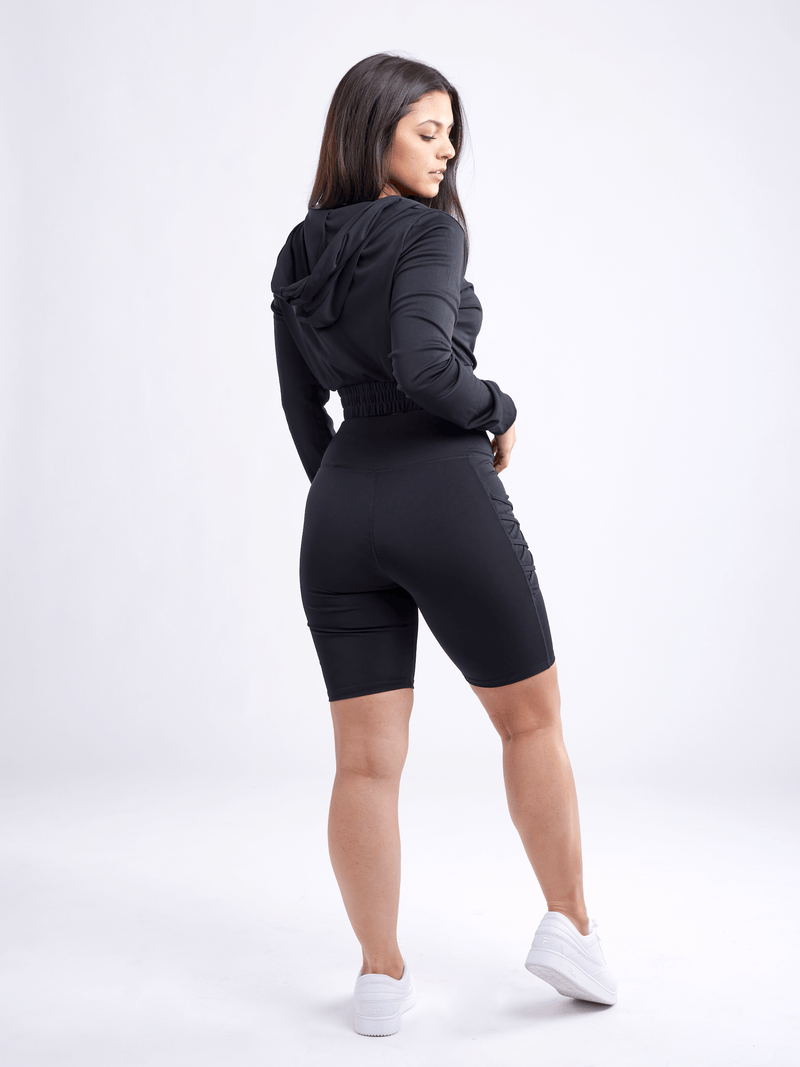 Load image into Gallery viewer, JupiterGear Athletic Zip-Up Crop Hoodie Jacket
