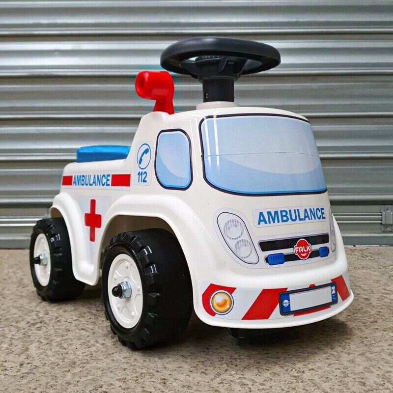 Load image into Gallery viewer, FALK Car Ambulance with Horn for 1 Year Olds
