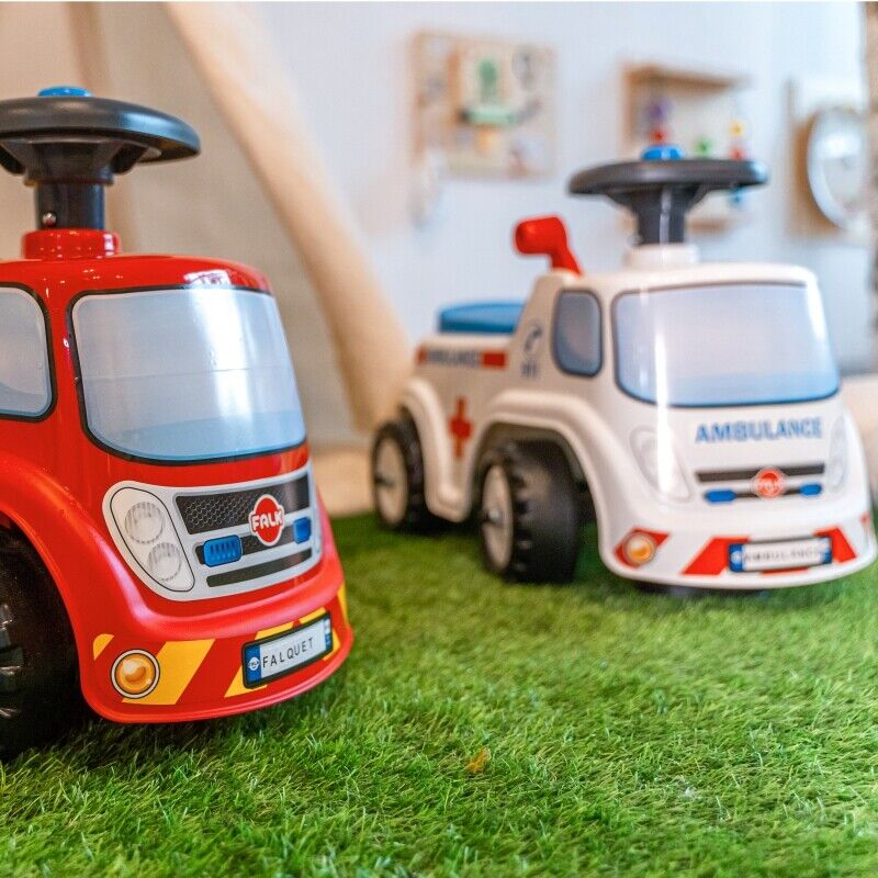 Load image into Gallery viewer, FALK Car Ambulance with Horn for 1 Year Olds

