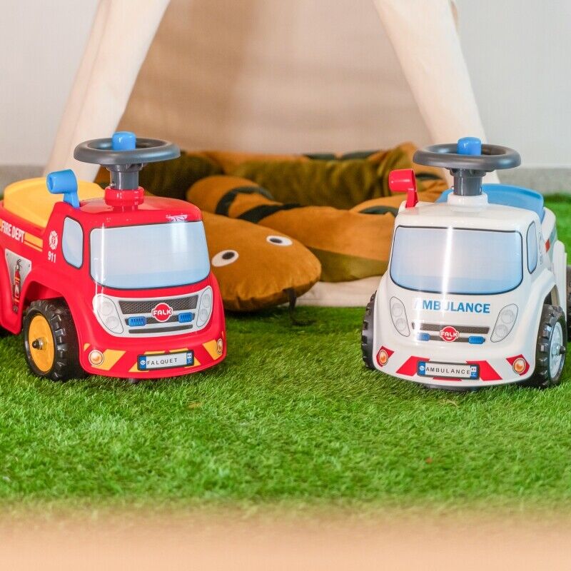 Load image into Gallery viewer, FALK Car Ambulance with Horn for 1 Year Olds
