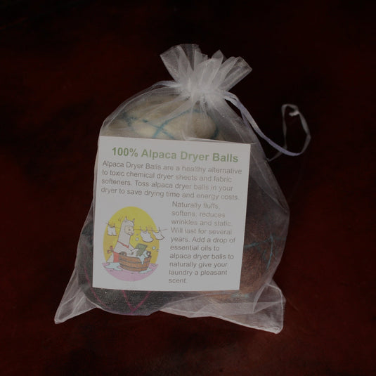 Fancy Decorative Alpaca Dryer Balls