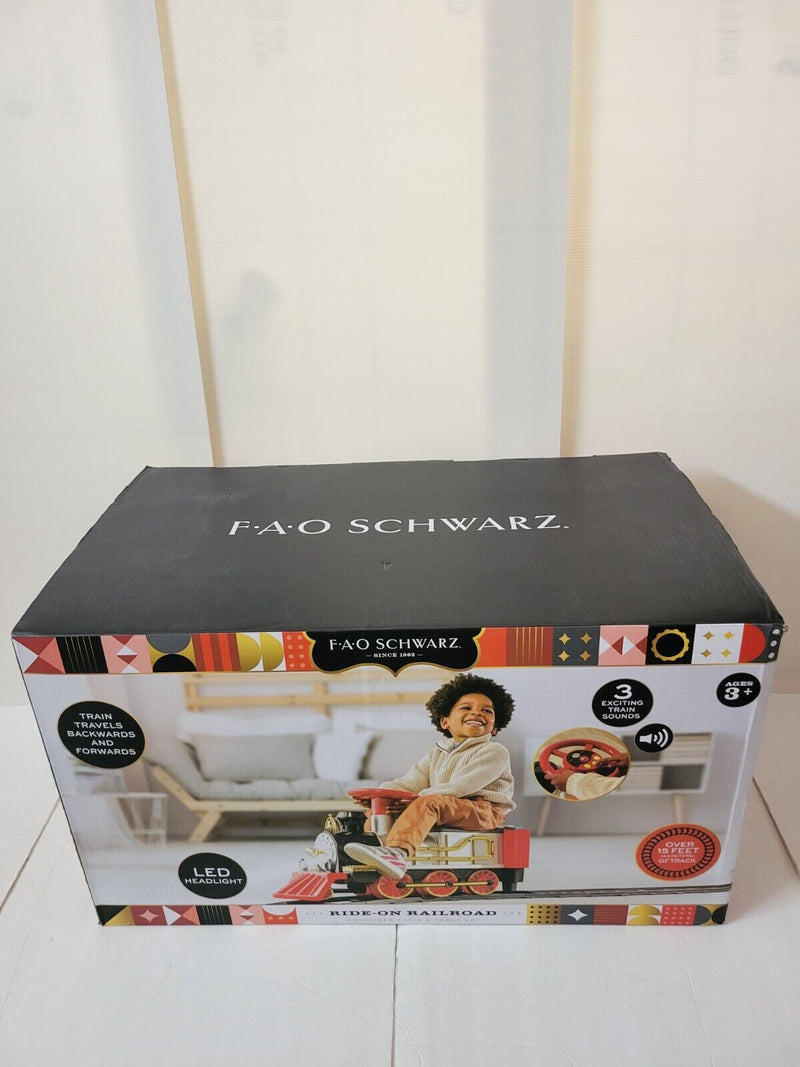 Load image into Gallery viewer, FAO Schwarz Express Ride-On Train: The Ultimate Kids&#39; Adventure!
