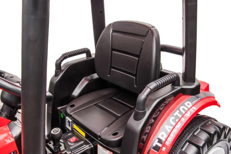 Load image into Gallery viewer, 24V Children&#39;s Ride on Excavator Tractor with Trailer - Battery-Powered Electric Vehicle Plaything
