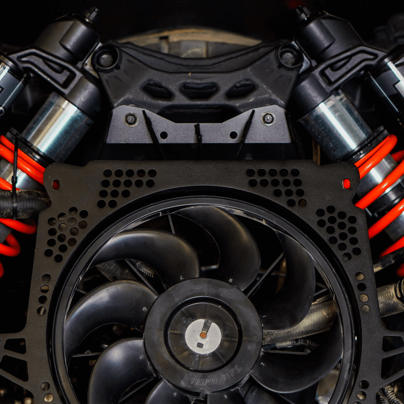 Load image into Gallery viewer, FastLab UTV Reinforced Metal Fan Shroud for Can-Am X3
