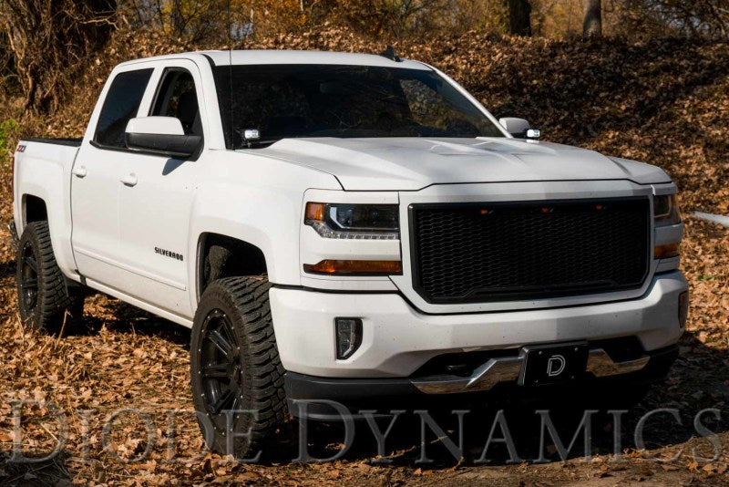 Load image into Gallery viewer, Diode Dynamics 14-19 Silverado/Sierra SSC2 LED Ditch Light Kit - Yellow Pro Combo

