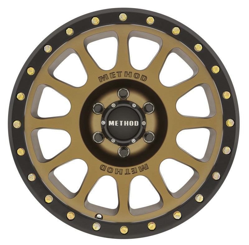 Load image into Gallery viewer, Method MR305 NV 18x9 0mm Offset 6x5.5 108mm CB Method Bronze/Black Street Loc Wheel
