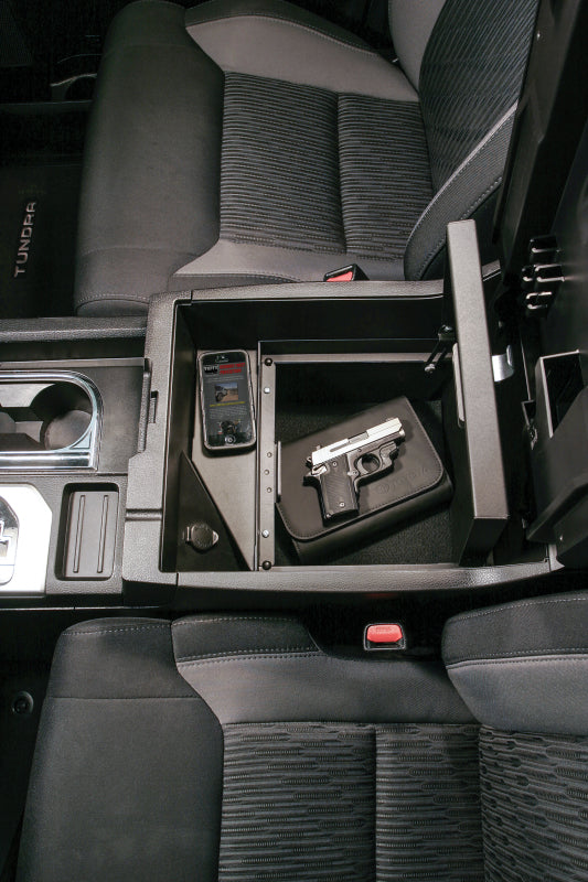 Load image into Gallery viewer, Tuffy Console Safe W/ Keyed Lock For Toyota Tundra W/ Flow Thru Console
