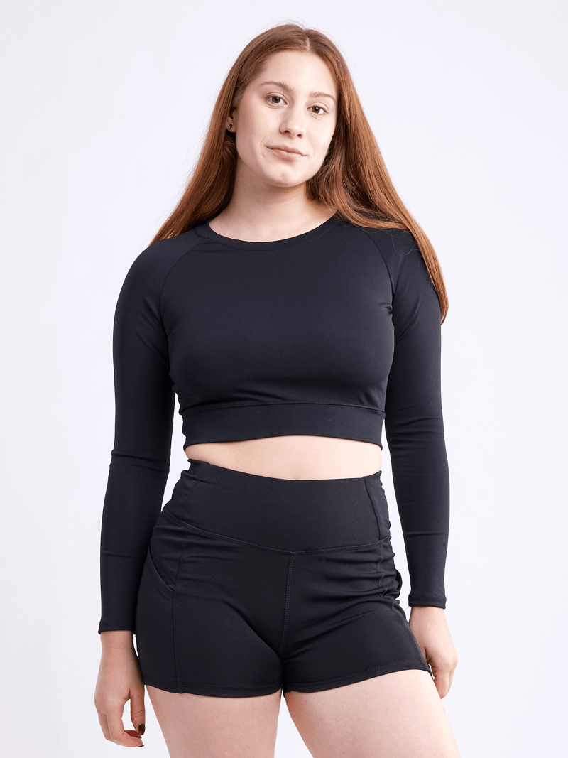 Load image into Gallery viewer, JupiterGear Long-Sleeve Crop Top

