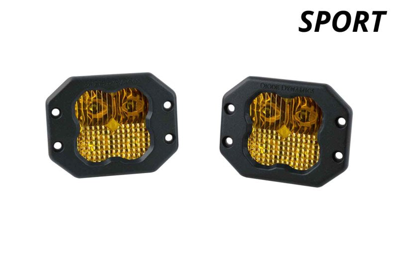 Load image into Gallery viewer, Diode Dynamics SS3 Sport ABL - Yellow Combo Flush (Pair)
