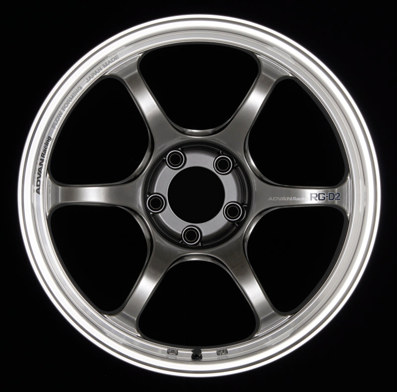 Load image into Gallery viewer, Advan RG-D2 17x8.5 +31 5x114.3 Machining and Racing Hyper Black Wheel
