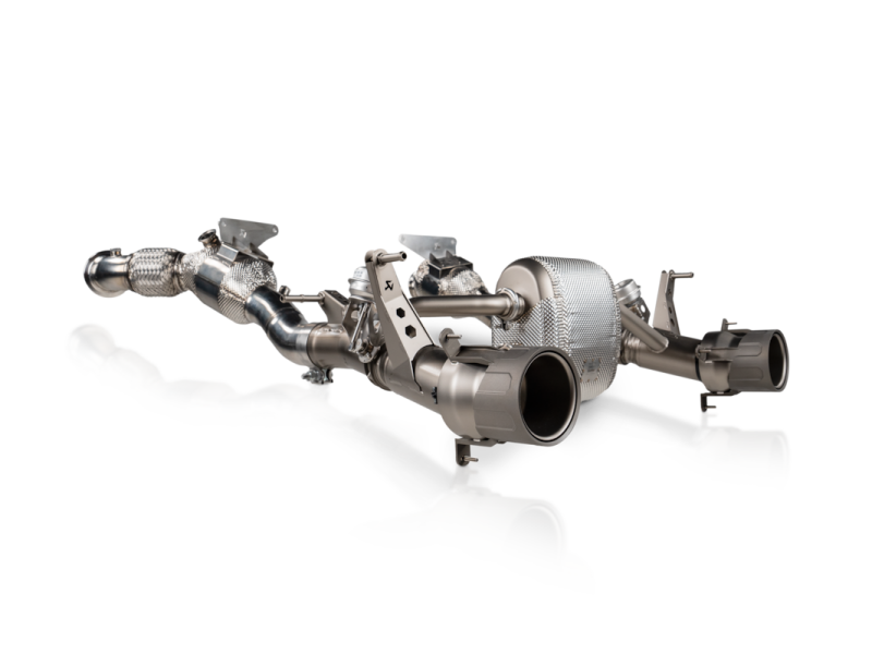 Load image into Gallery viewer, Akrapovic Ferrari F8 Tributo/ Spider 2020 Evolution Line Cat Back (Titanium)
