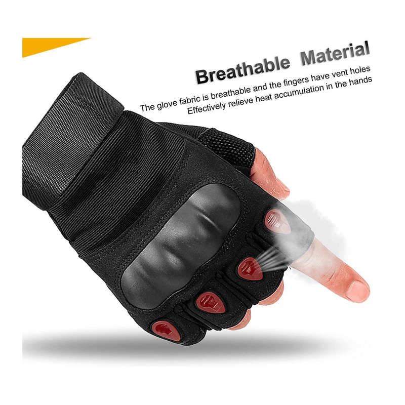 Load image into Gallery viewer, Tactical Fingerless Airsoft Gloves for Outdoor Sports, Paintball, and Motorcycling
