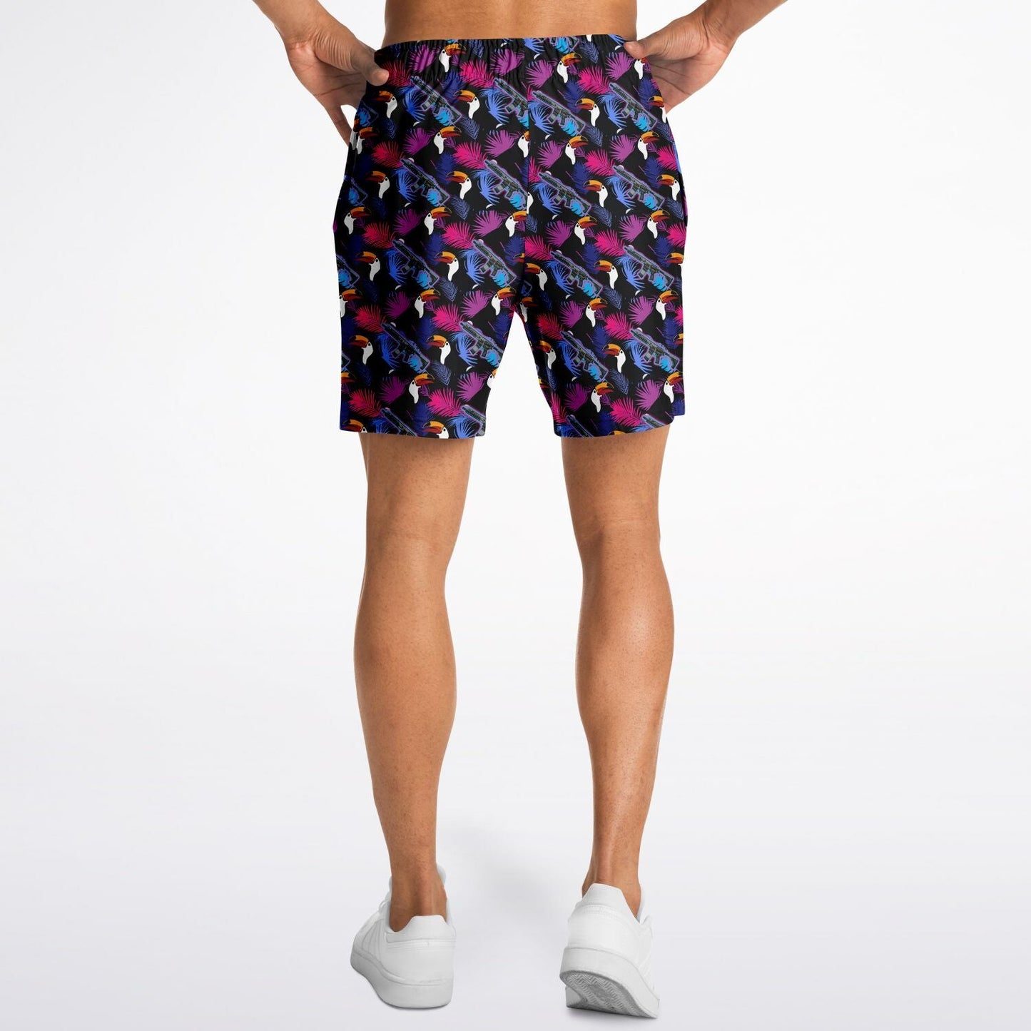 Rad Palm Toucan Attack Fashion Shorts