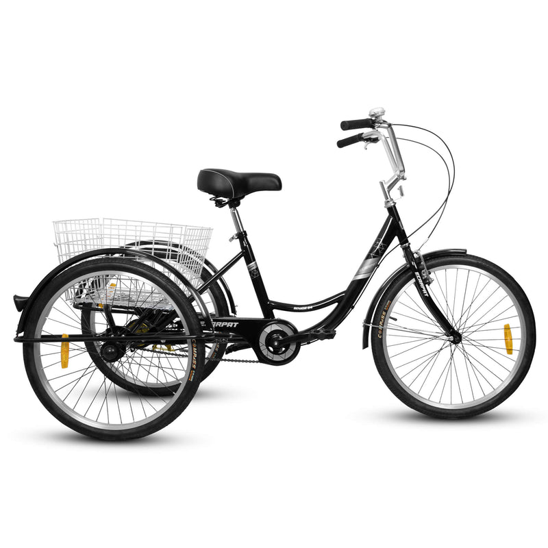 Load image into Gallery viewer, Ecarpat 24“ Single-Speed Adult Tricycle
